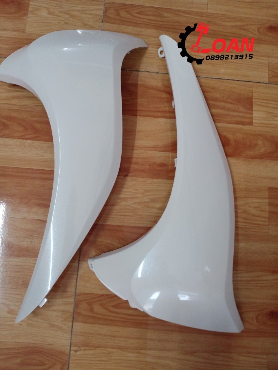 Cặp cánh yếm sh mode màu trắng đoi đầu zin