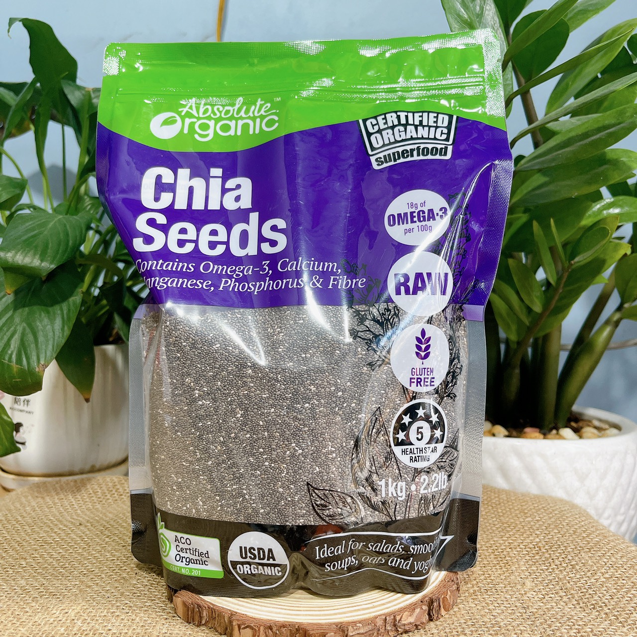 Hạt Chia Úc 500gr Hạt Chia Hữu Cơ Hàng Chuẩn Date Mới