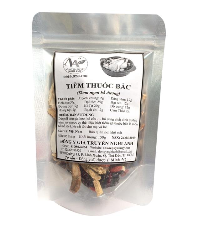 Thang tiềm gà thuốc bắc cơ sở thuốc Đông y Nghi Anh 70gr