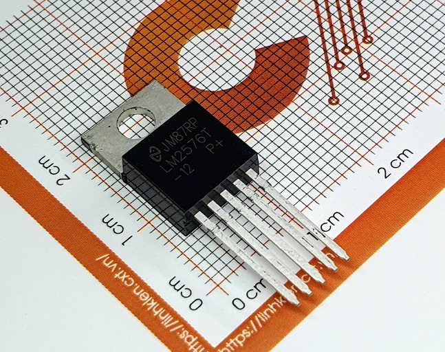 Lm2576t-12 ic reg buck 12v 3a to-220-5