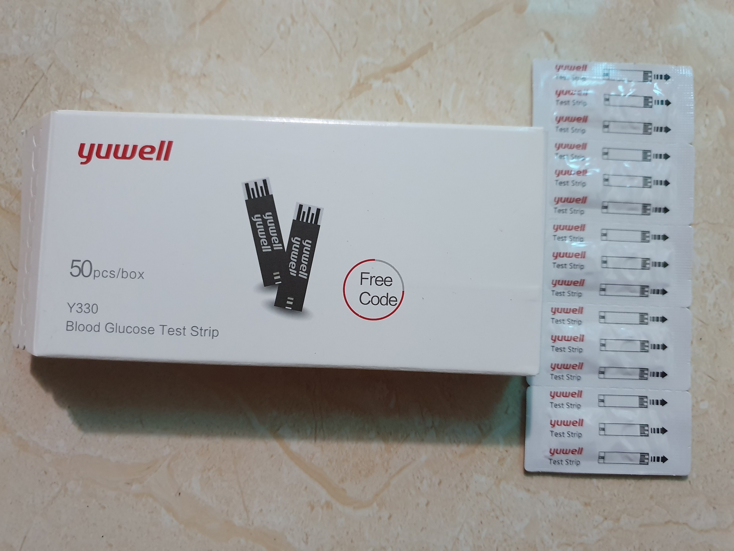 BỘ QUE THỬ ĐƯỜNG YUWELL 590, 582, 710