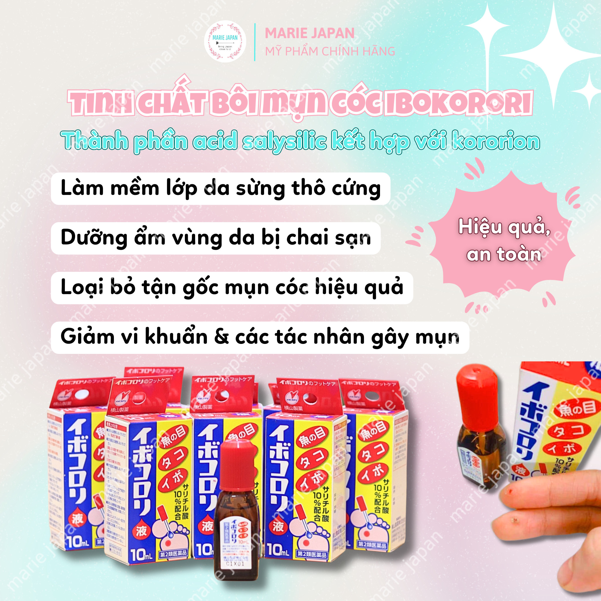 Tinh Chất Bôi Mụn Cóc Ibokorori Nhật Bản