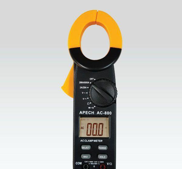 [HCM]Ampe kìm đo dòng AC điện tử APECH AC-800 (600A)