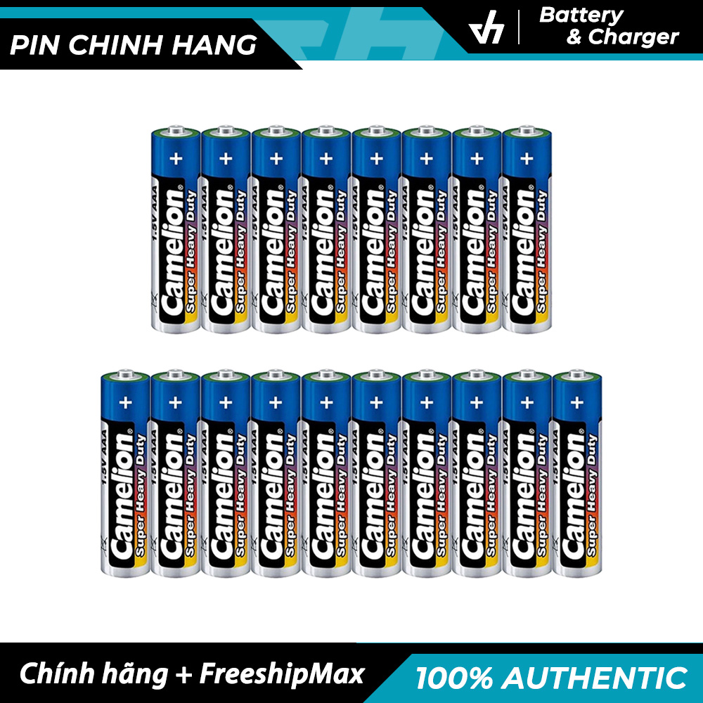 Bộ 18 pin AAA Camelion R03P 1.5V không sạc
