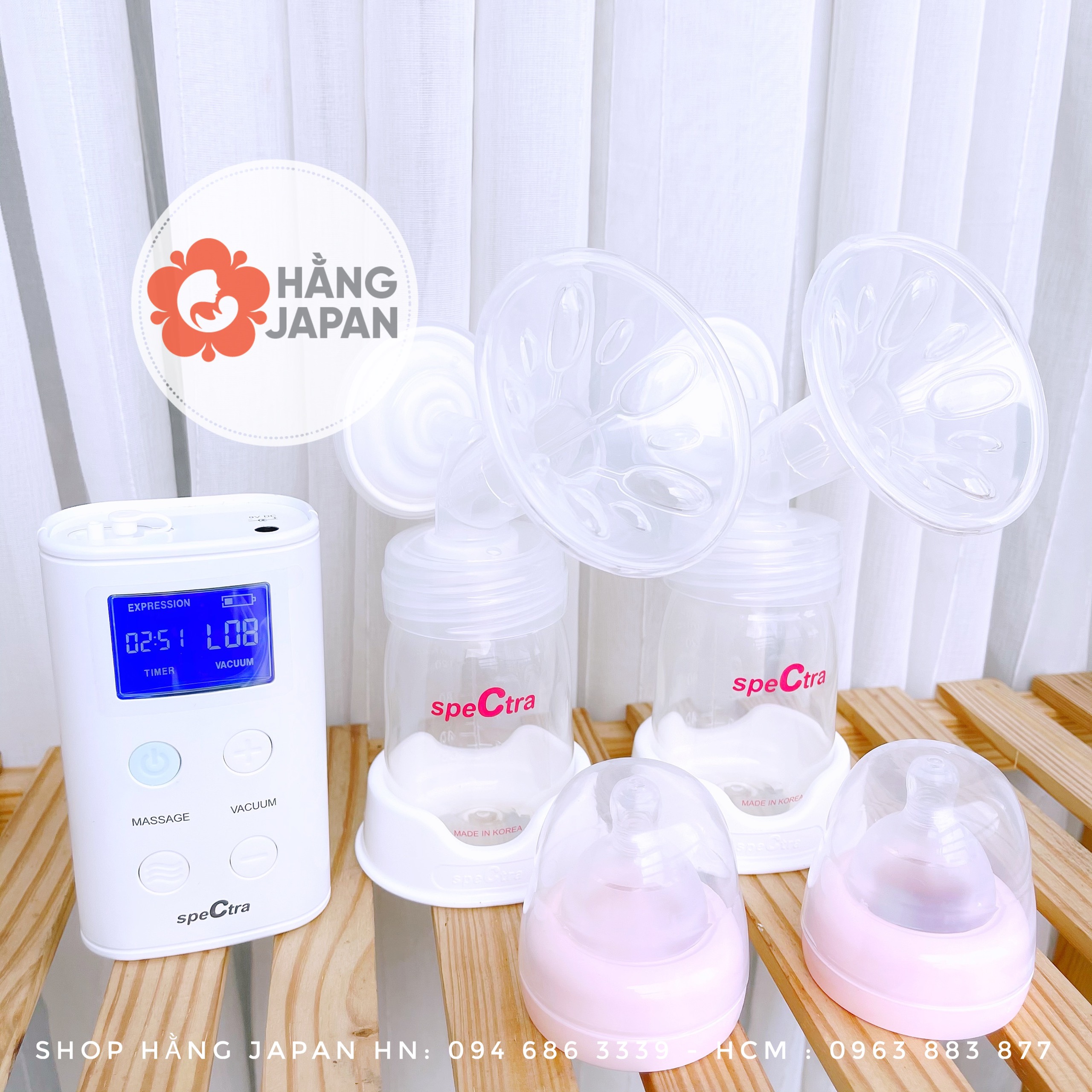 Máy hút sữa điện đôi Spectra 9 Plus - Bảo Hành 12 Tháng