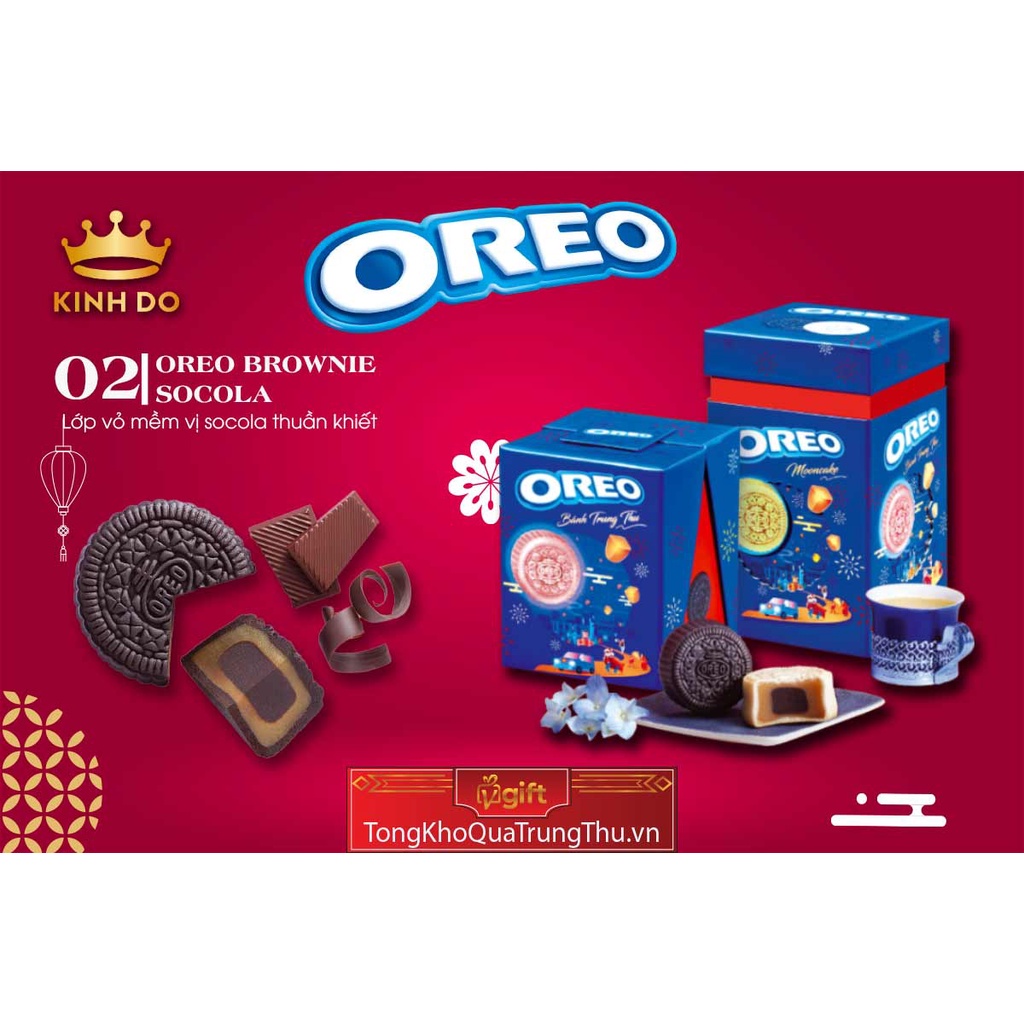 Bánh Trung Thu Kinh Đô OREO 4 Bánh (KD.OREO4)