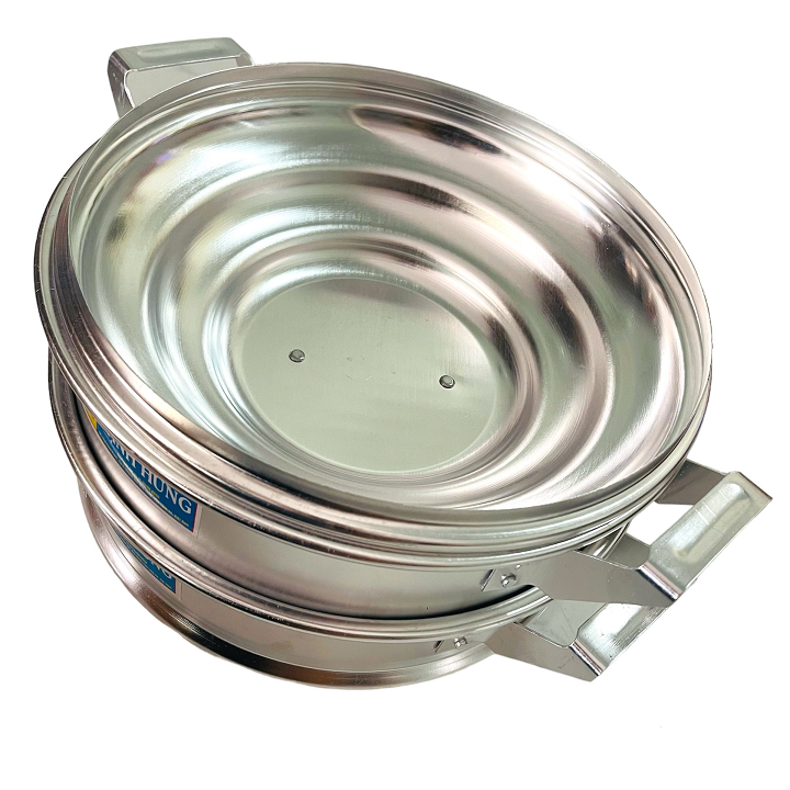 Nồi Hấp 2 Tầng Cao Cấp Mạnh Hùng 30cm - Xửng Hấp 30