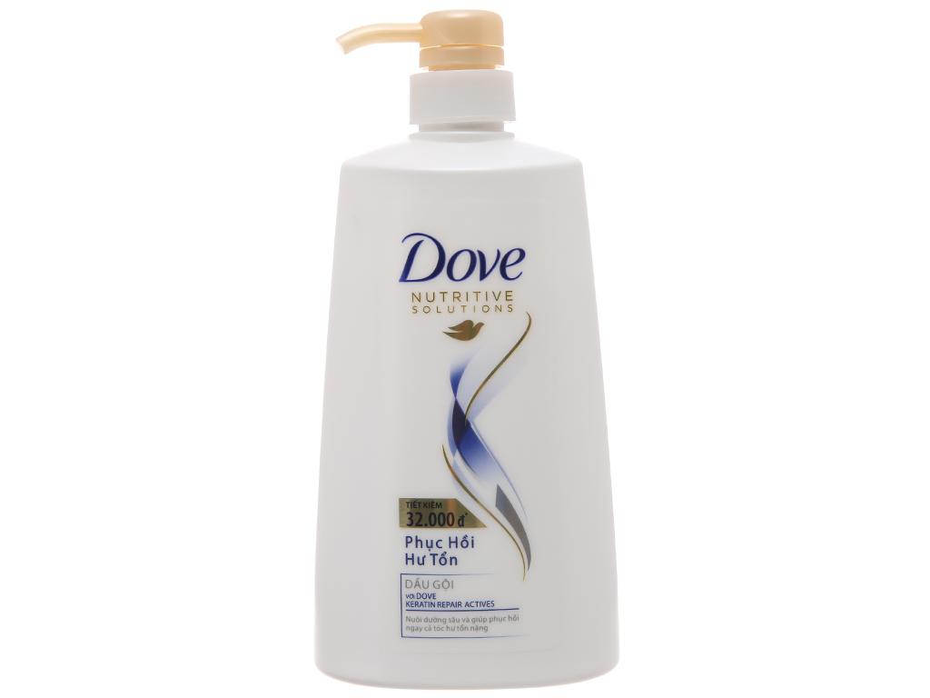 Dầu gội Dove dưỡng tóc hư tổn  650g