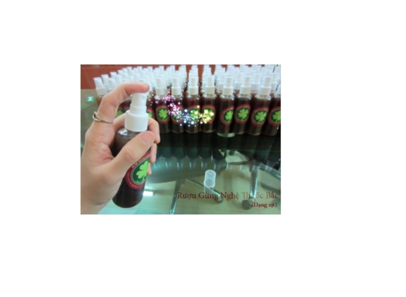 Cốt gừng nghệ hạ thổ Nghệ An phun sương 100ml