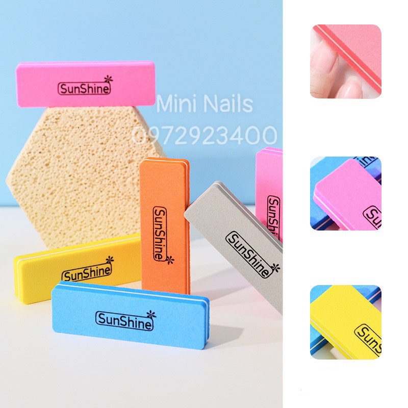 Phao ngắn mịn mài móng sunshine chăm sóc móng làm nail - mini nails