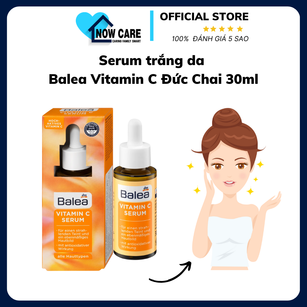 Serum trắng da Balea Vitamin C Đức Chai 30ml