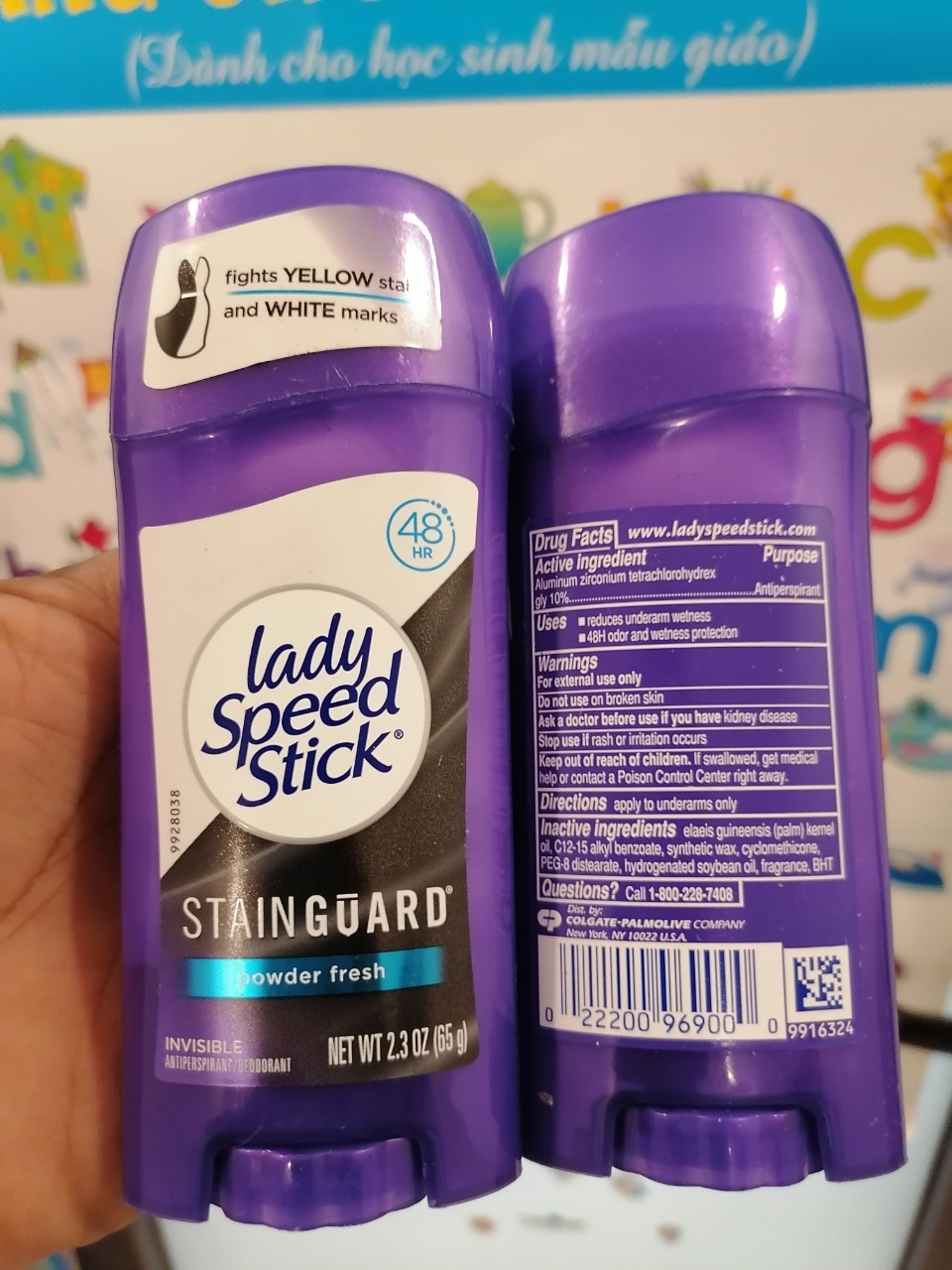 Lăn Khử Mùi Lady Speed Stick Invisible xanh (65g)
