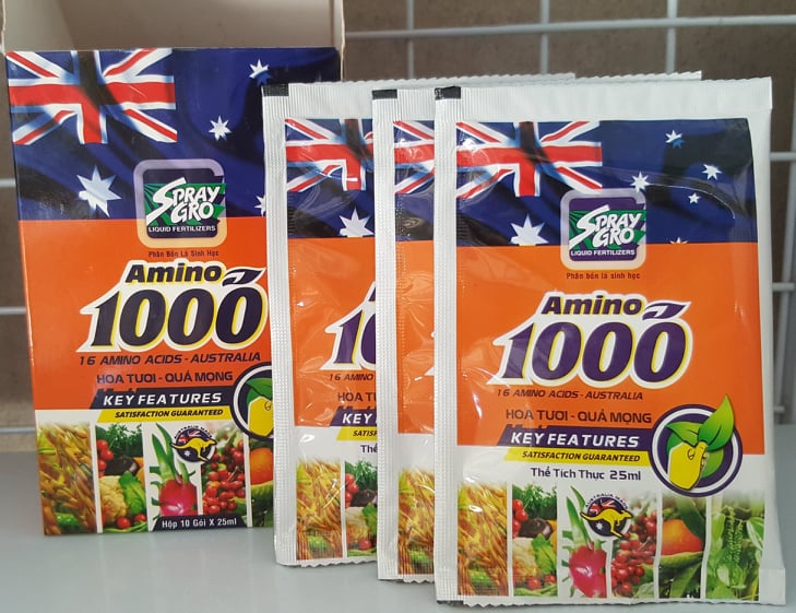 Phân bón lá Amino 1000 - gói 25ml