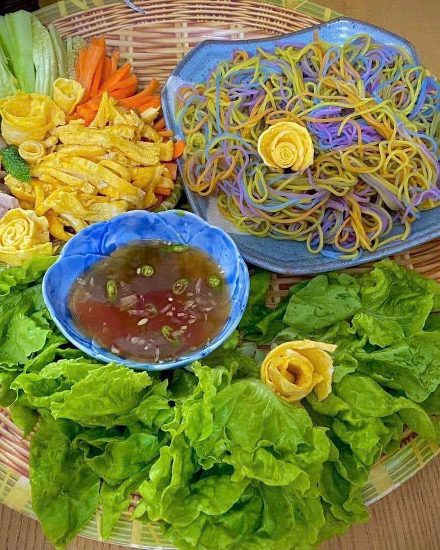 Bún rau củ ăn kiêng healthy-eatclean-giảm cân