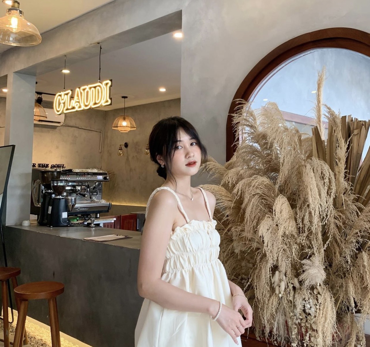 đầm 2 dây nữ - chất đũi xinh xắn T84