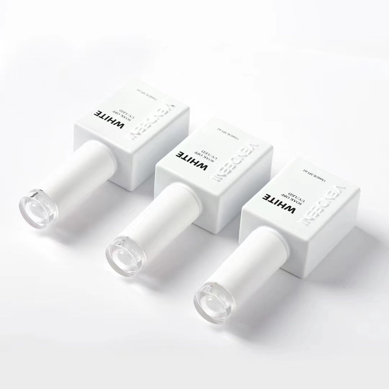 Sơn gel top base cứng móng top lì ko lem trắng đen vendeeni