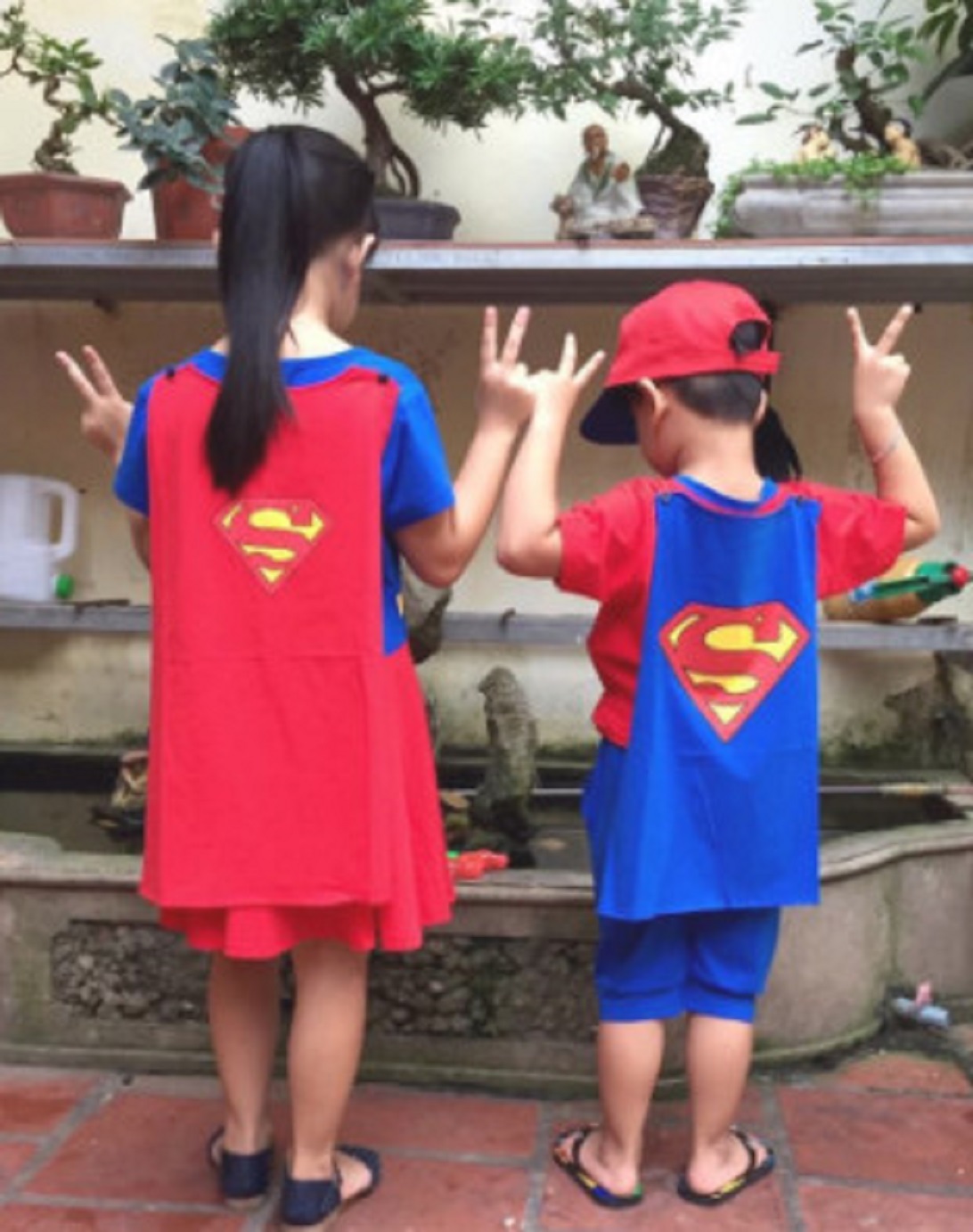 Váy đầm Siêu nhân Supergirl _ Samkids