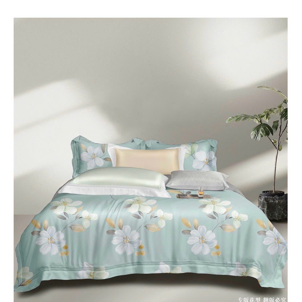 Bộ Drap lụa tencel mền mịn mát sang trọng đủ size