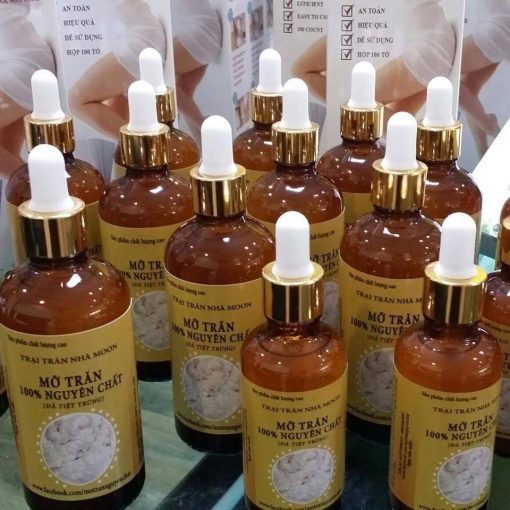 mỡ trăn gia nhiệt nguyên chất 100%