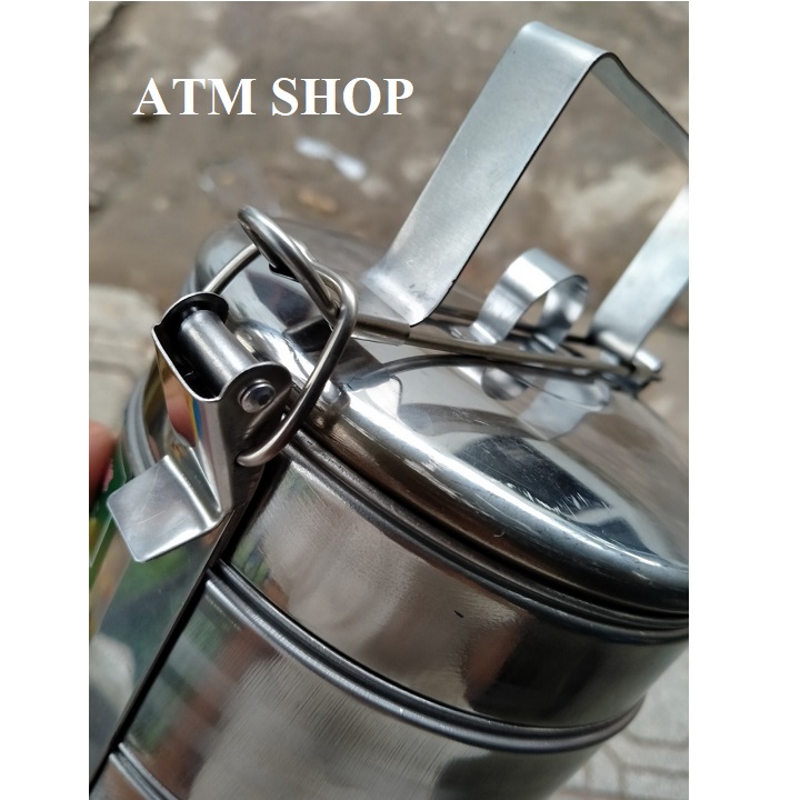 CÀ MÊN INOX 3 NGĂN - CÀ MÊN ĐỰNG CƠM