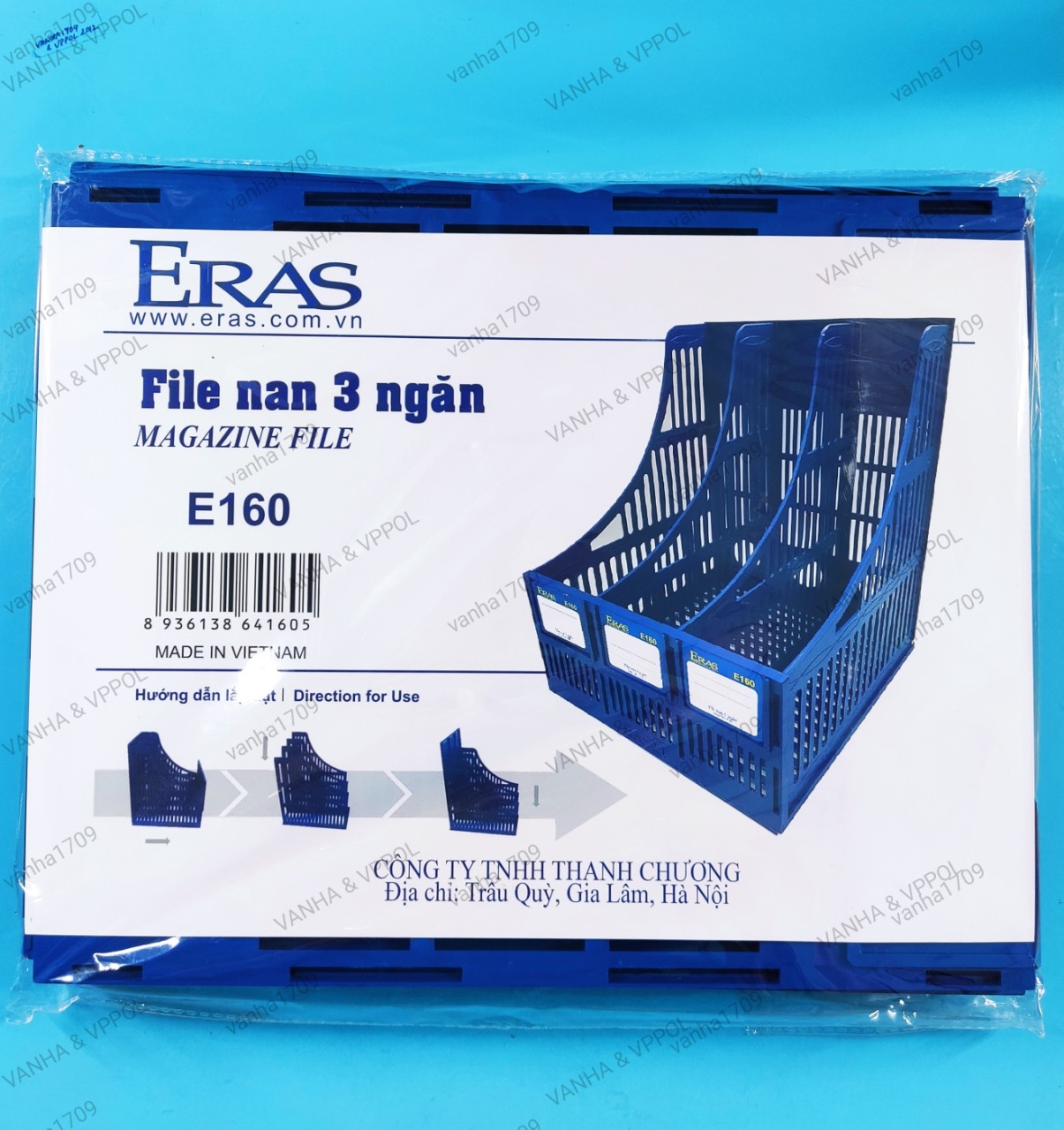 ERAS khay tài liệu để bàn 3 ngăn