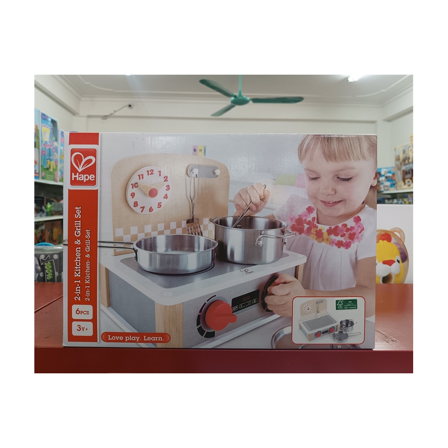 Đồ chơi bếp 2 trong 1 hape e3151a