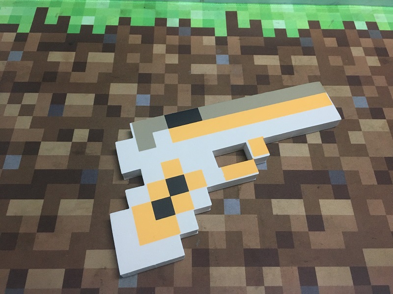 Đồ chơi minecraft Sung lục xám