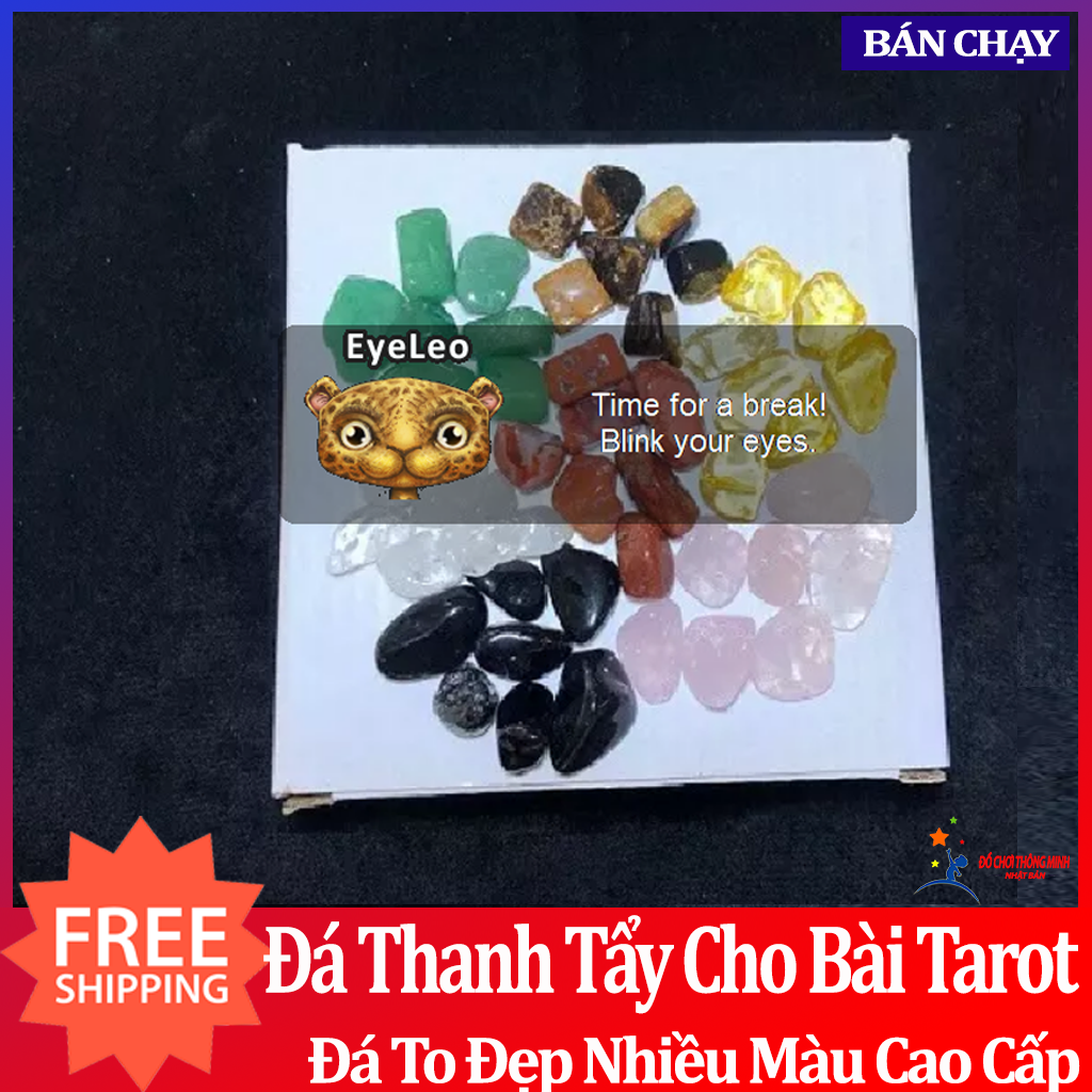Đá Thanh Tẩy Bài Tarot Nhiều Màu