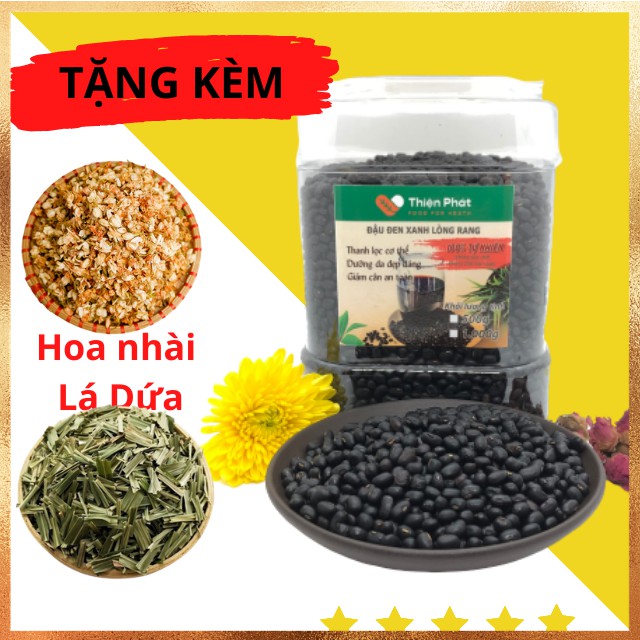 [HCM]Đậu Đen Xanh Lòng Thiện Phát Rang Mộc|Hộp 1 KG