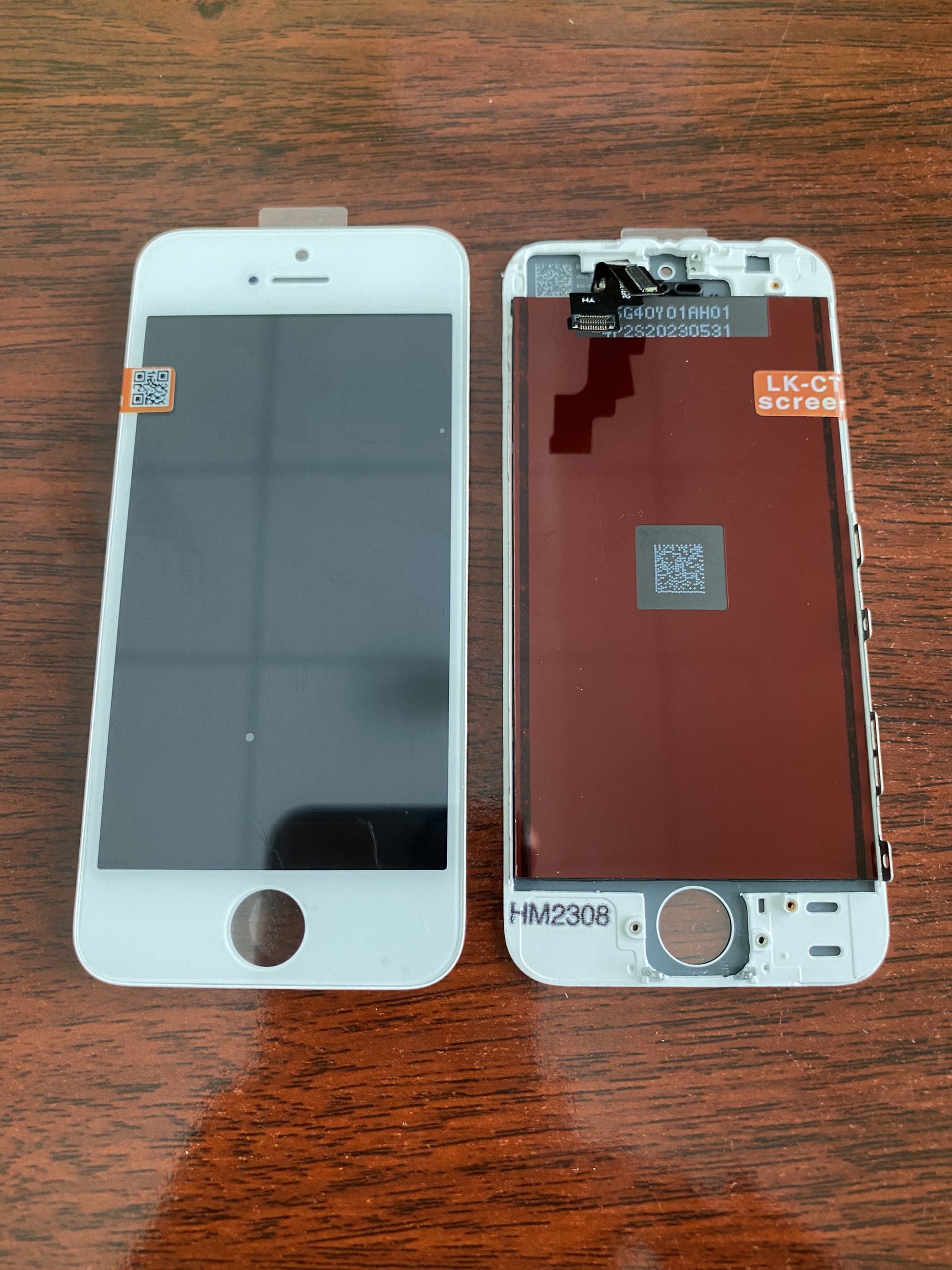 Màn hình thay thế ip 5S ( linh kiện )
