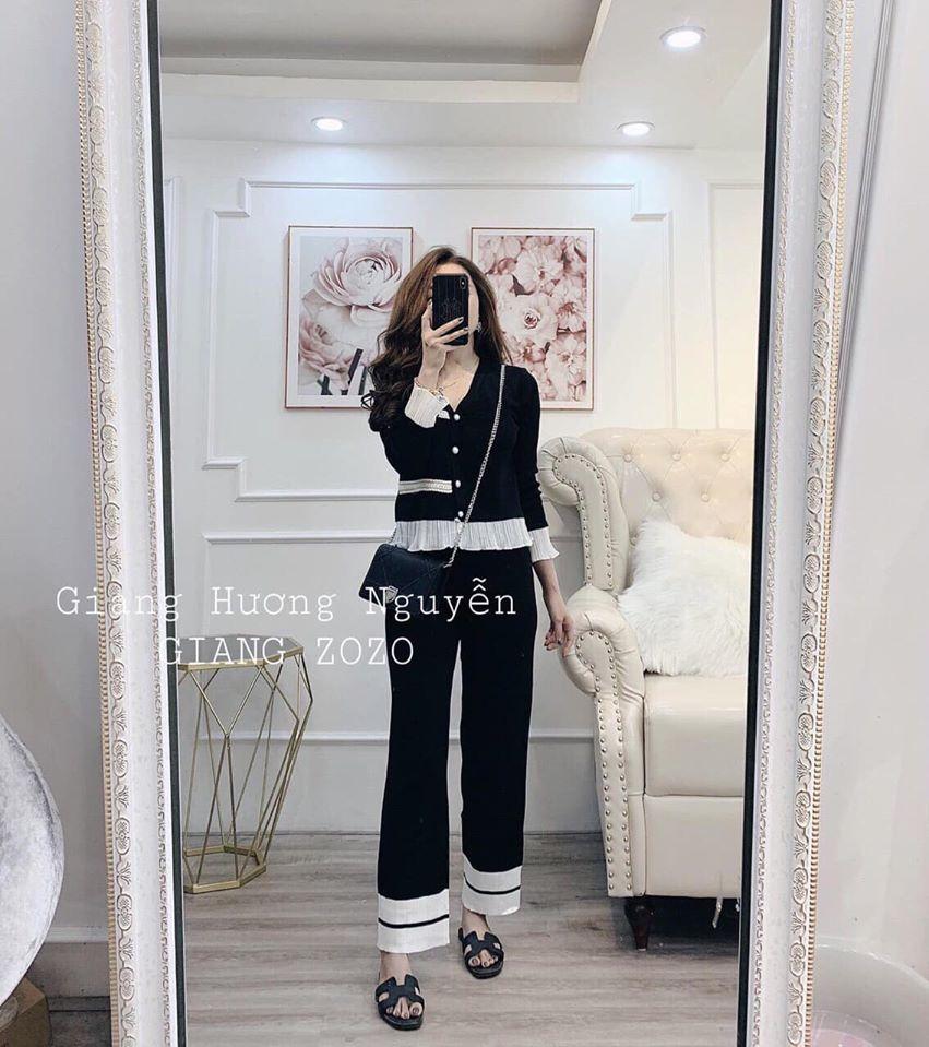 SÉT ÁO LEN VÀ CHÂN VÁY HÀNG CAP CẤP. THỜI TRANG 1993