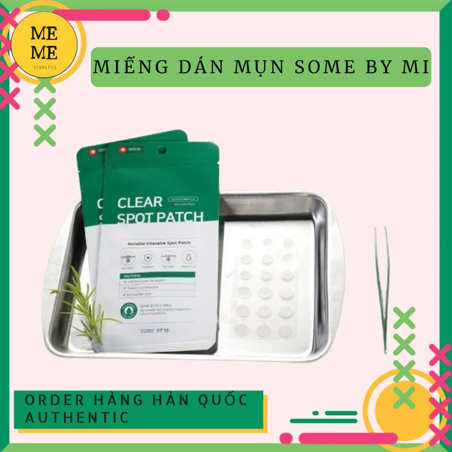 [SẴN] Miếng dán mụn Some By Mi Acnes Clear Patch 18 miếng