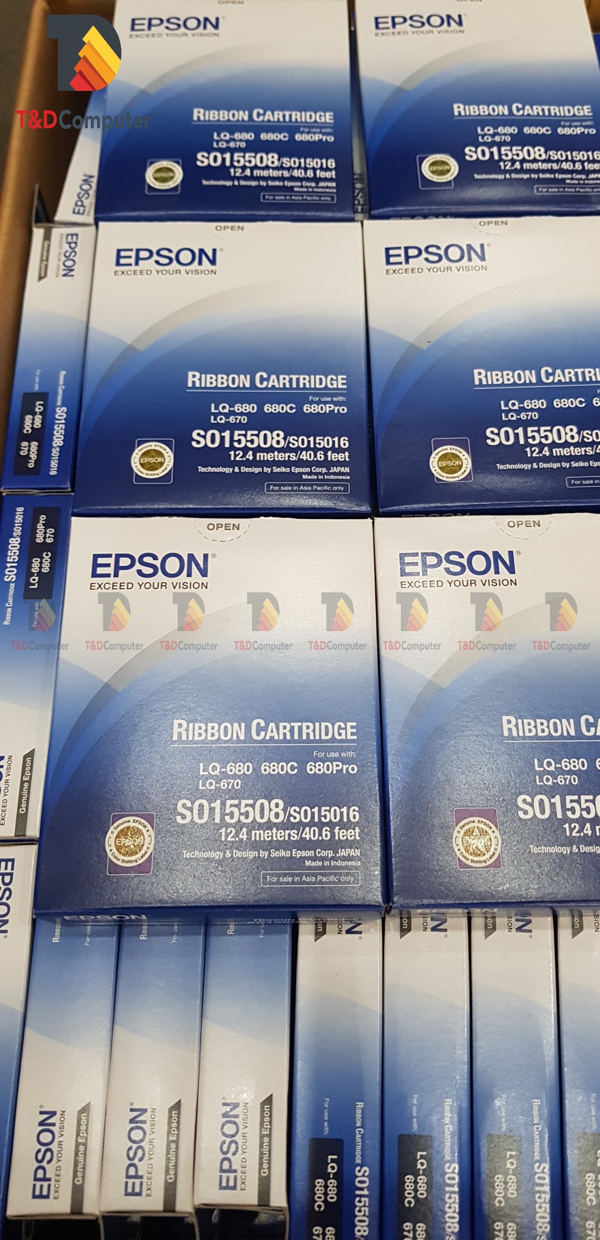 Băng mực Epson C13S015508 dùng cho LQ 680 Pro hàng mới chính hãng đầy đủ