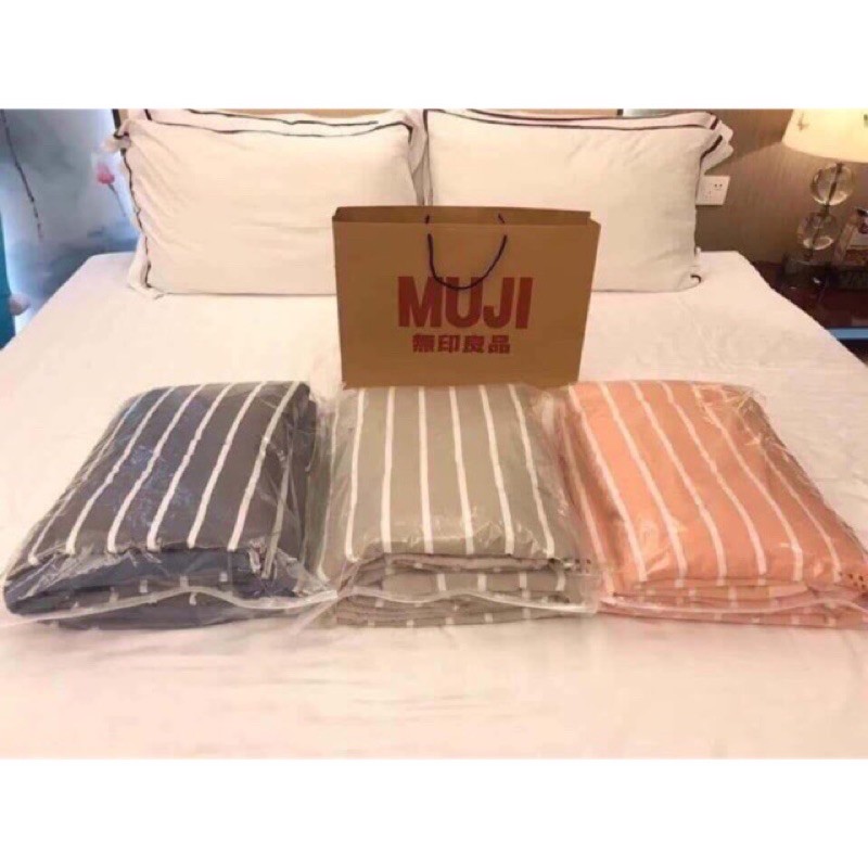 Chăn hè Muji cotton xuất Nhật - -Link 2