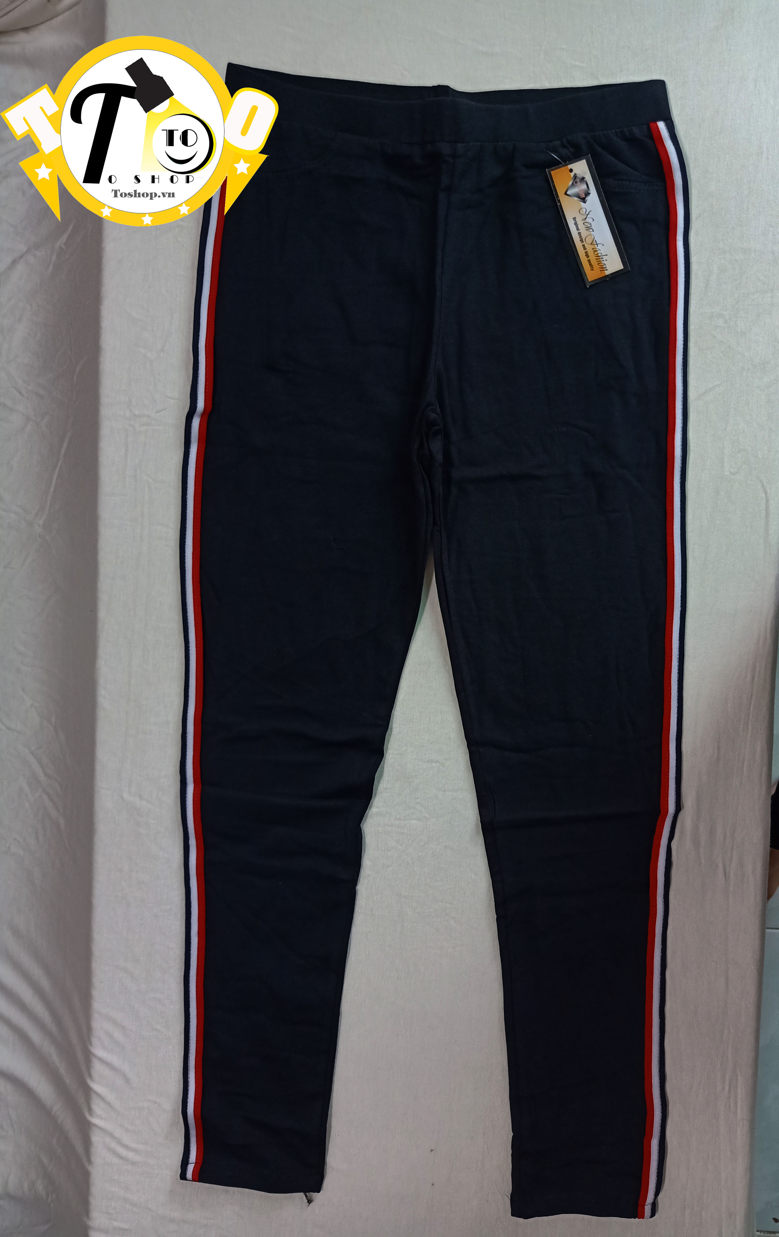 [HCM]Quần thun nữ - legging viền ad mới [ảnh + video thật]