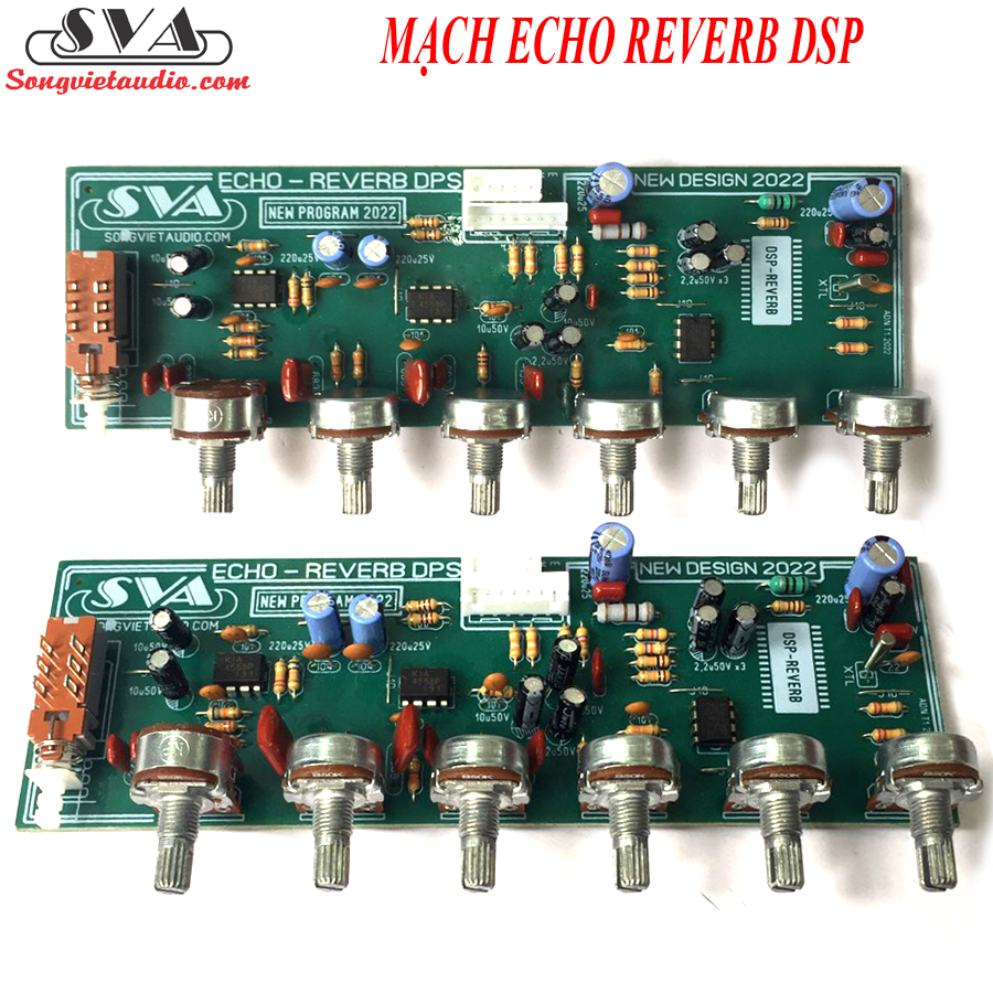 Mạch echo reverb delay 6 volume - tiếng mượt dễ chỉnh