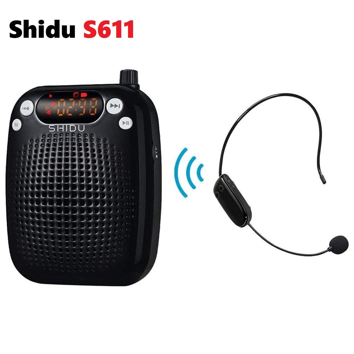 Máy trợ giảng không dây Shidu SD-S611 - Máy trợ giảng Shidu S611 kèm Micro không dây cao cấp