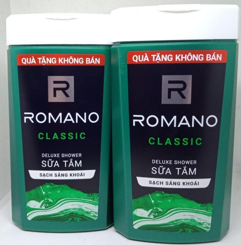 Bộ 2 Chai Sữa Tắm Hương Nước Hoa Nam Romano 150g Hàng Khuyền Mãi nhập khẩu
