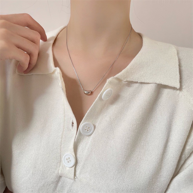 Dây chuyền, Vòng cổ nữ basic hạt đậu " Lucky Bean " Her Accessories C33