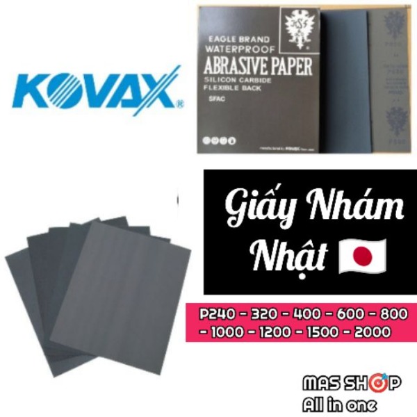 Giấy nhám nhật kovax mịn p240-320-400-600-800-1000-1200-1500-2000