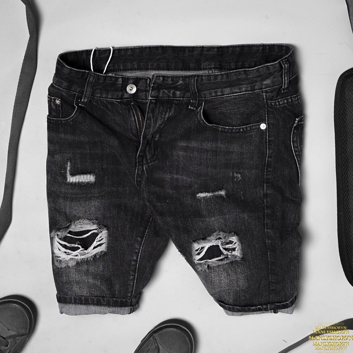 [HCM]QUẦN SHORT JEAN NAM MẪU MỚI  CỰC CÁ TÍNH CHẤT BÒ CO GIÃN THỜI TRANG TRẺ TRUNG NĂNG ĐỘNG  THỎ TÂY SHOP94 rg02