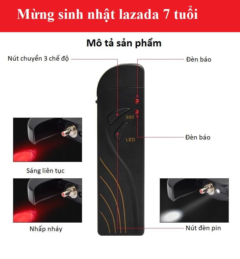 Bút soi lỗi sợi quang SGV 15km dùng pin sạc tiện lợi