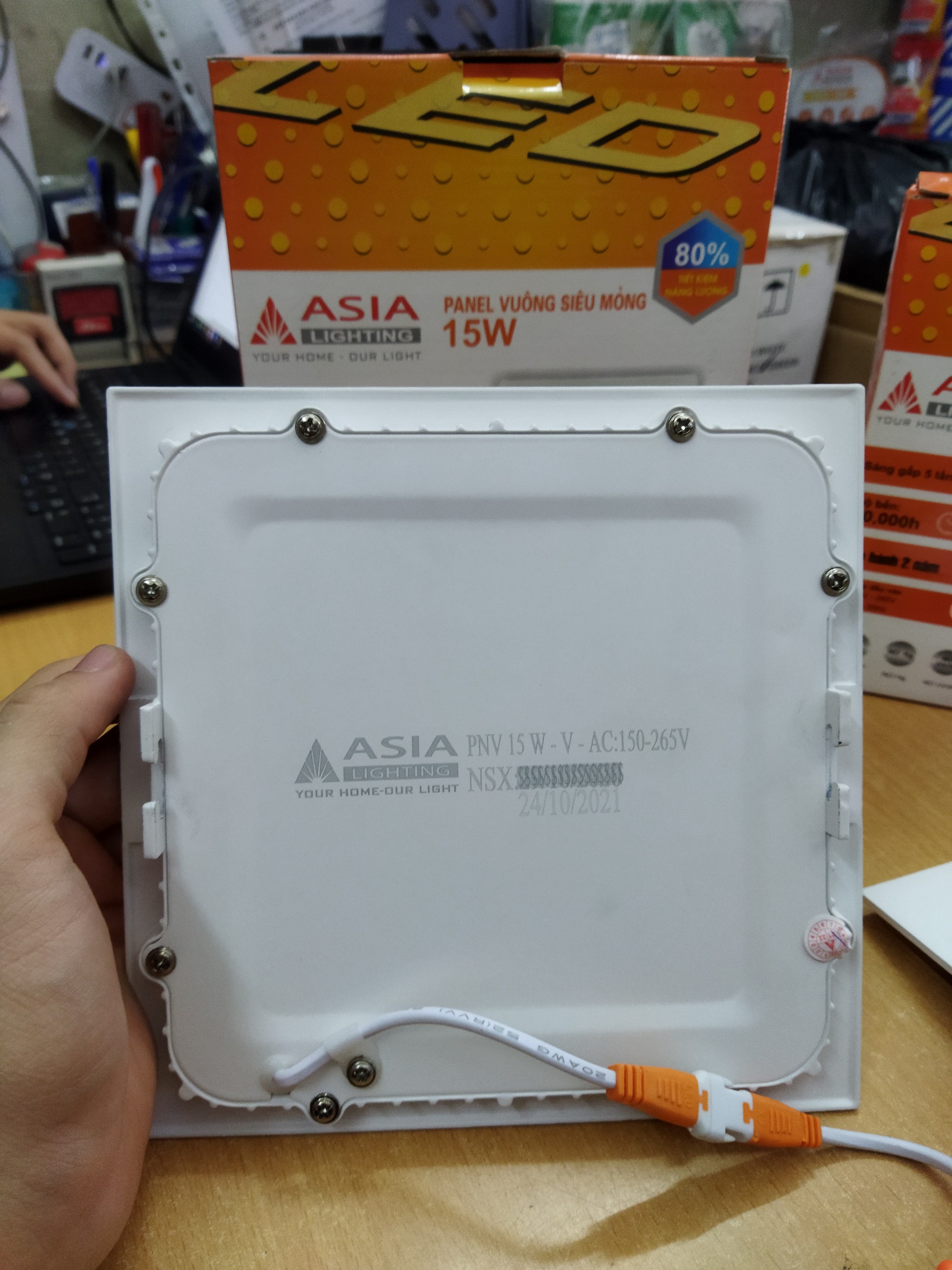Đèn led âm trần vuông asia 6w,9w,15W cam kết chính hãng bảo hành 2 năm