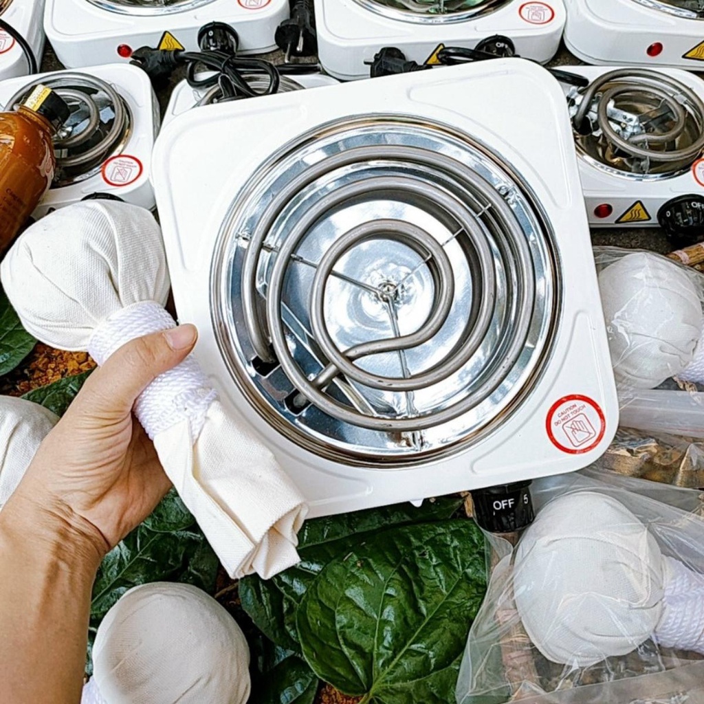 Bếp điện hơ lá trầu cho mẹ và bé và hơ trầu loại to 1000w