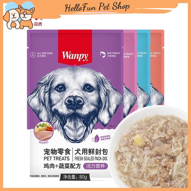 Pate cho chó Wanpy 80gr