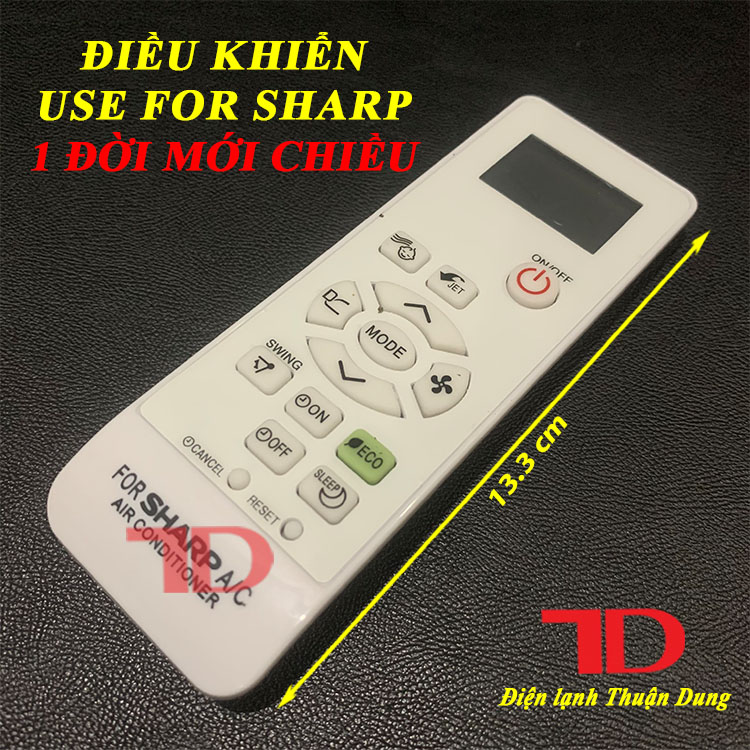 Remote điều khiển dành cho máy lạnh SHARP - Điện Lạnh Thuận Dung