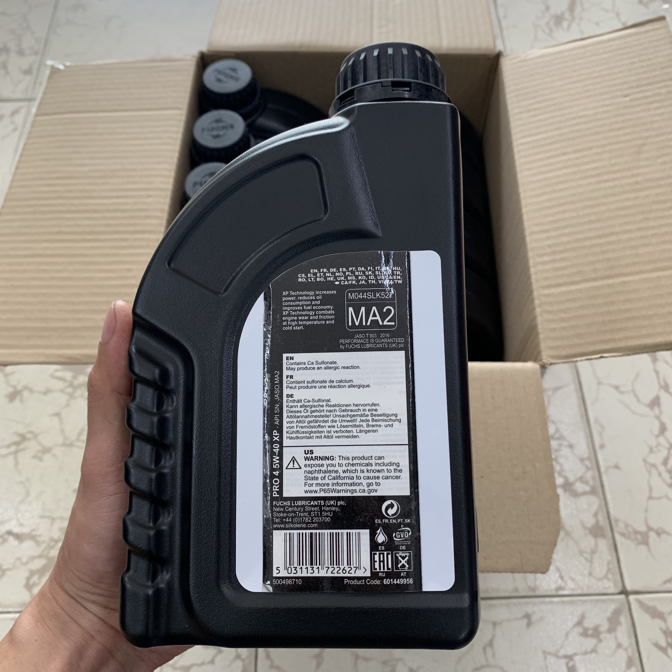 Nhớt Fuchs Silkolene 5w40 1Lít