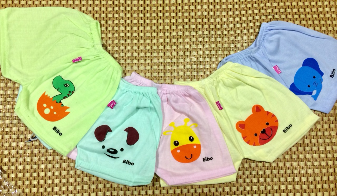 Combo 10 quần đùi cho bé từ 3-15kg
