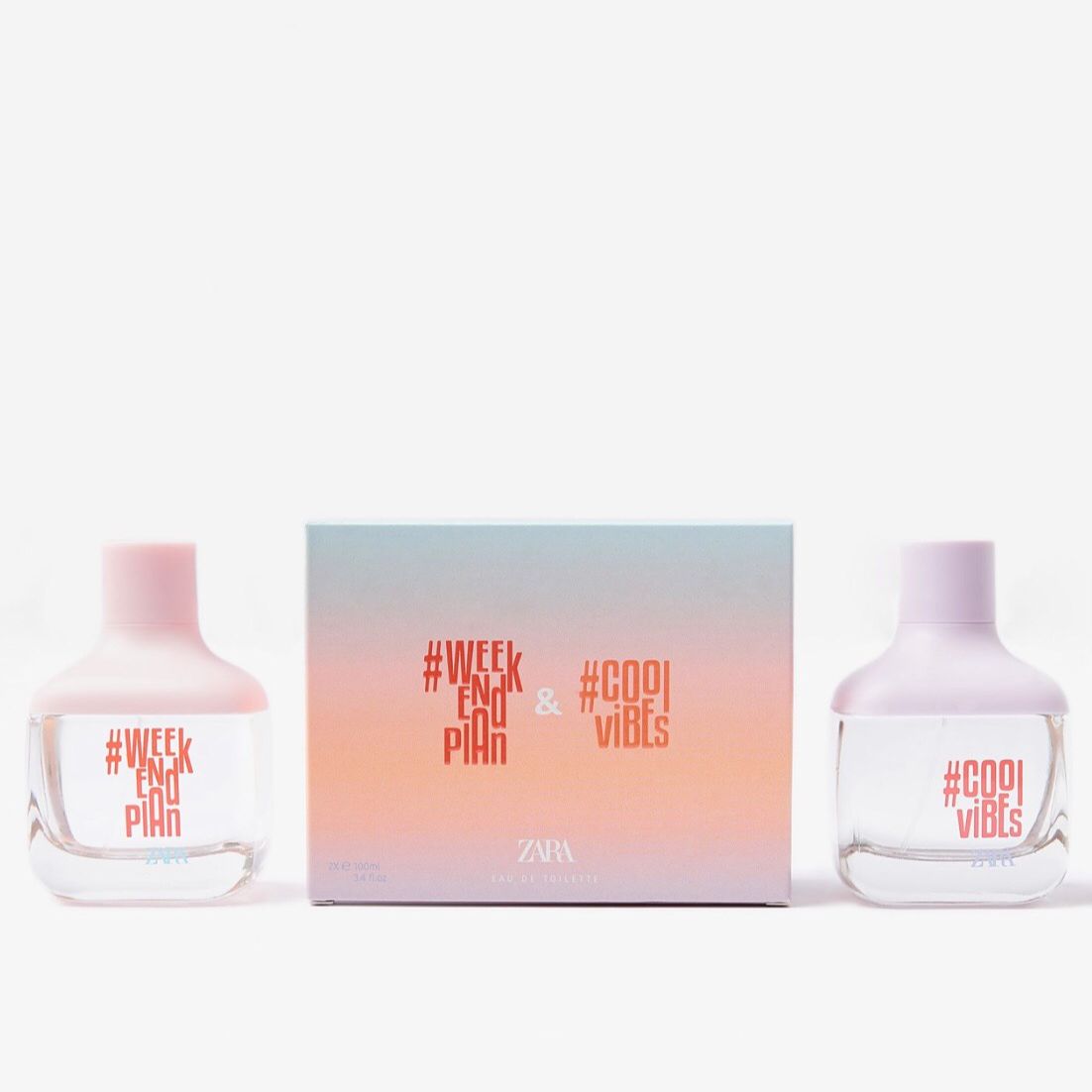 [HCM]SET NƯỚC HOA CHO BÉ GÁI ZARA  WEEKEND PLAN + COOL VIBES EDT 100 ML (3.4 FL. OZ)