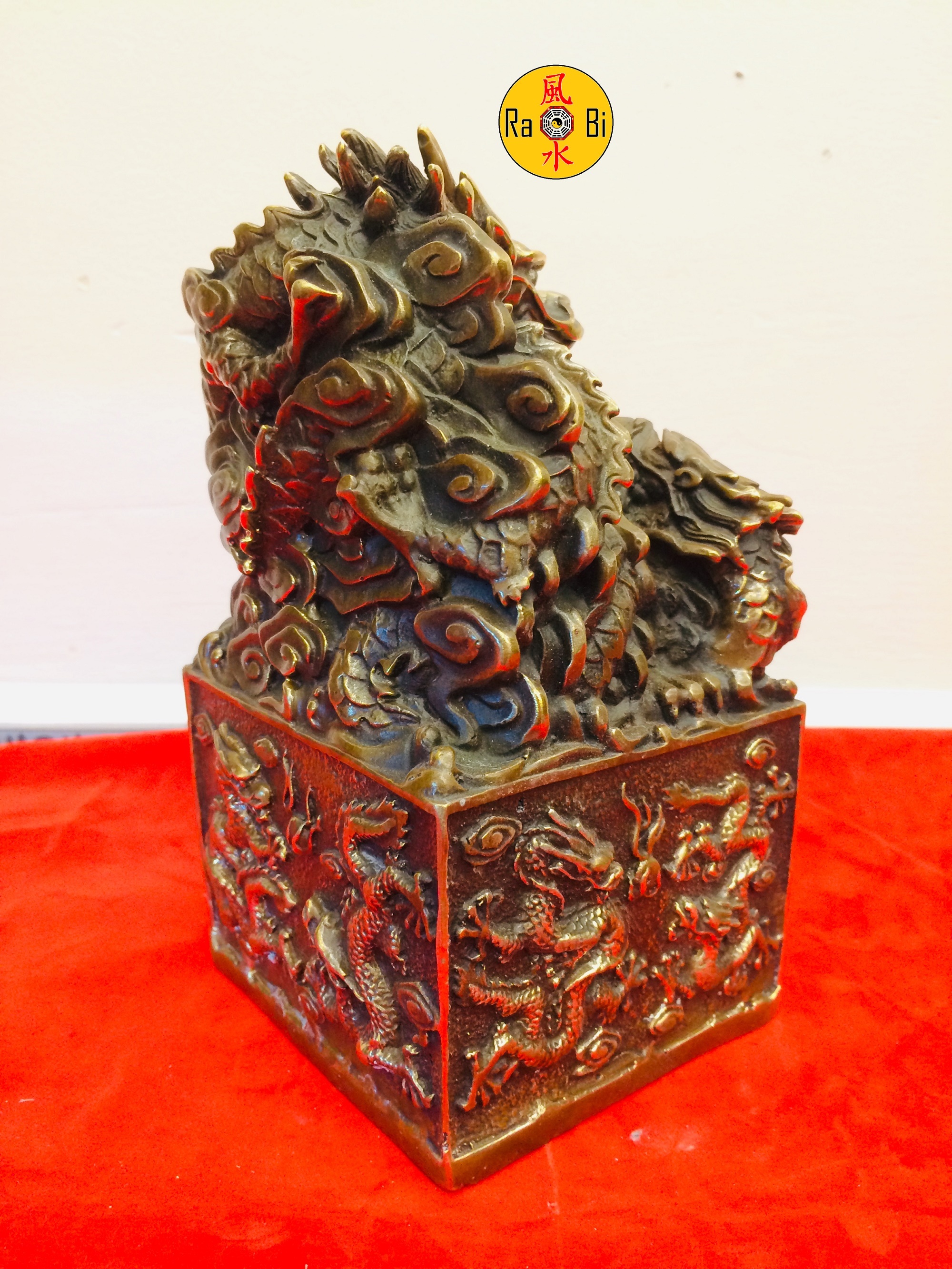 Cửu Long Kim Ấn - Tượng Đồng Phong Thủy